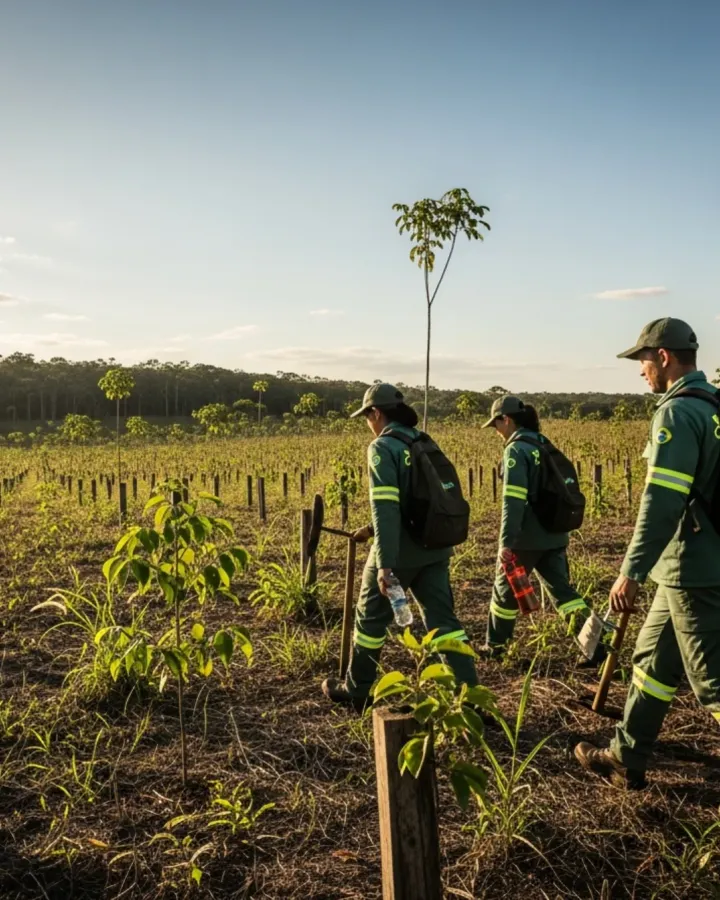 Equipe da Pequi Ambiental em campo